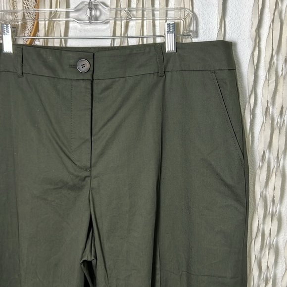 Hobbs London Green Cropped Trouser Size US14 - Picture 2 of 9